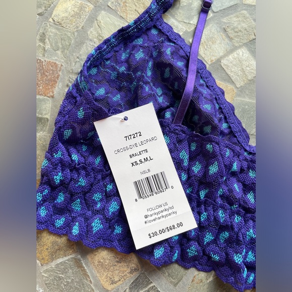 Hanky Panky Cross-Dyed Leopard Retro Bralette - Picture 11 of 14